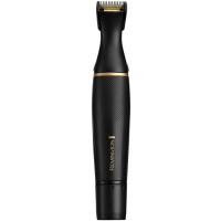 Тример Remington T-Series, для бороди, вусів, окантовки, брови, носа та вух, ААх1, вібраційний мотор, насадок-4, сталь, чорний Тример Remington T-Series, для бороди, вусів, окантовки, брови, носа та вух, ААх1, вібраційний мотор, насадок-4, сталь, чорний