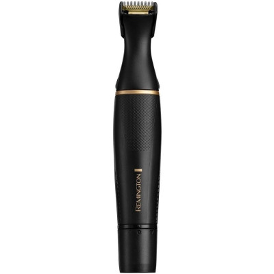 Тример Remington T-Series, для бороди, вусів, окантовки, брови, носа та вух, ААх1, вібраційний мотор, насадок-4, сталь, чорний