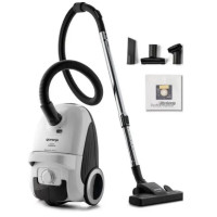 Пылесос Gorenje мешочный, 750Вт, конт пыль -3л, HEPA, телескоп трубка, белый