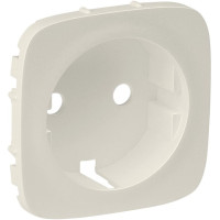Лицьова панель силової розетки Schuko Legrand Valena ALLURE, IN*MATIC, слонова кістка