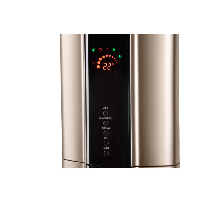 Вентилятор ARDESTO підлоговий, 47см, 100Вт, пульт ДК, дисплей, зі зволоженням, чорно-бронзовий Вентилятор ARDESTO підлоговий, 47см, 100Вт, пульт ДК, дисплей, зі зволоженням, чорно-бронзовий