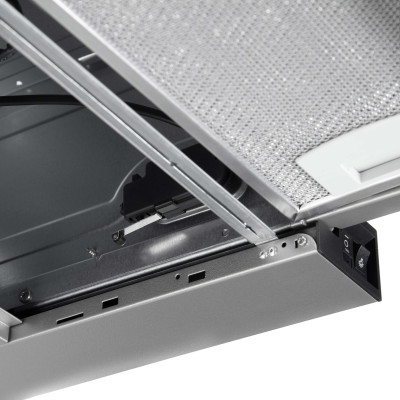 Витяжка Ardesto телескопічна, 60см, 450м3ч, метал, 2х1Вт LED, кнопкове, нерж