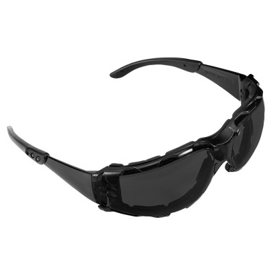 Окуляри захисні Neo Tools протиосколкові, клас захисту FT, резинові дужки, полікарбонат, темно сірий Окуляри захисні Neo Tools протиосколкові, клас захисту FT, резинові дужки, полікарбонат, темно сірий