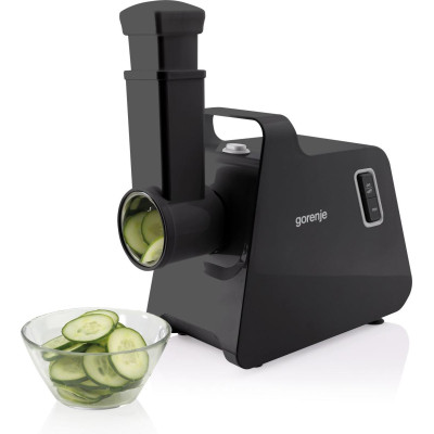 М'ясорубка Gorenje, 1700Вт, 2,3кг/хв, 2 решітки, пластик/метал, чорний
