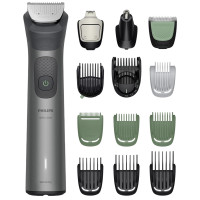 Тример Philips Series 7000, для бороди, голови та тіла, насадок-15, сталь, сірий Тример Philips Series 7000, для бороди, голови та тіла, насадок-15, сталь, сірий