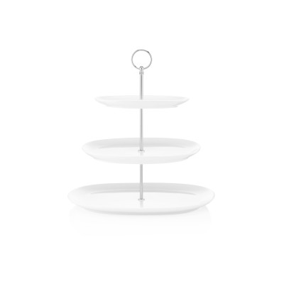 ARDESTO Блюдо 3-х ярусне, 32*32 см, порцеляна ARDESTO Блюдо 3-х ярусне, 32*32 см, порцеляна