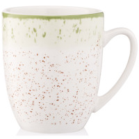 Чашка ARDESTO Siena, 360мл, порцеляна,  біло-зелений