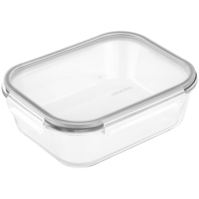 Контейнер для зберігання харчових продуктів ARDESTO Gemini, 2.26л, боросилікатне скло, пластик, прямокутний, прозорий