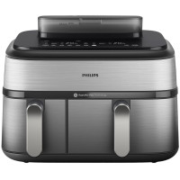 Мультипіч Philips Ovi Dual Steam 2750Вт, чаша-3+6л, сенсорне управл., 12 авто. программ, пластик/метал Мультипіч Philips Ovi Dual Steam 2750Вт, чаша-3+6л, сенсорне управл., 12 авто. программ, пластик/метал