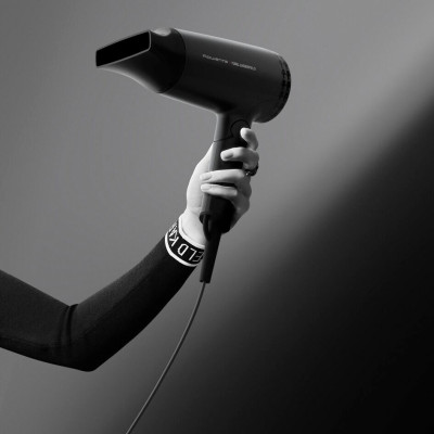 Фен Rowenta Karl Lagerfeld Express Style дорожній, 1600Вт, 2 режими, хол. обдув, складна ручка, чорний