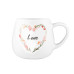 Чашка ARDESTO Love, 390мл, порцеляна, багатокольоровий