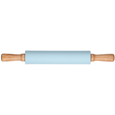 Скалка для теста Ardesto Tasty baking, 43.5см, силикон, дерево, голубой Скалка для теста Ardesto Tasty baking, 43.5см, силикон, дерево, голубой