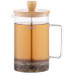 Френч-пресс ARDESTO Midori, 800мл, боросиликатное стекло, бамбук, прозрачный