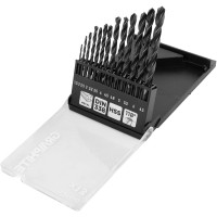 Набір свердел по металу GRAPHITE HSS зі швидкорізальної сталі HSS 1.5-6.5мм кейс 13шт