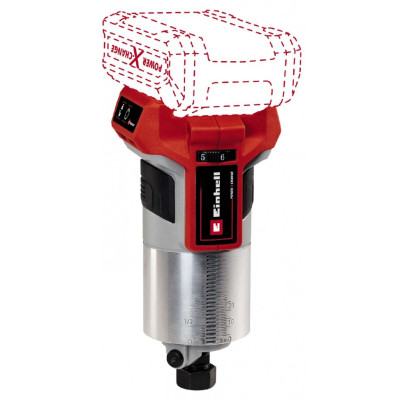 Фрезер акумуляторний Einhell Professional TP-RO 18 SetLI BL - Solo 18В цанга 6 та 8мм 10000-30000об/хв 1.34кг без АКБ та ЗП