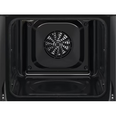 Духовой шкаф Electrolux электрический, 65л, A+, дисплей, конвекция, пиролиз, телескопические направляющие, черный+нерж (EOF6P76BX)