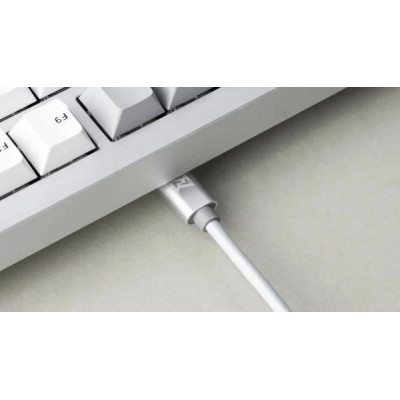 Клавіатура механічна Lemokey  P1 Pro 84Key, Keychron Super Red, WL/BT/USB-A, QMK/VIA, Hot-Swap, EN/UKR, RGB,  Knob, Space Silver