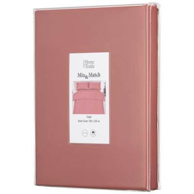 Підковдра ARDESTO Mix&Match, 160х220см, 100% бавовна, сатин, коричневий світлий