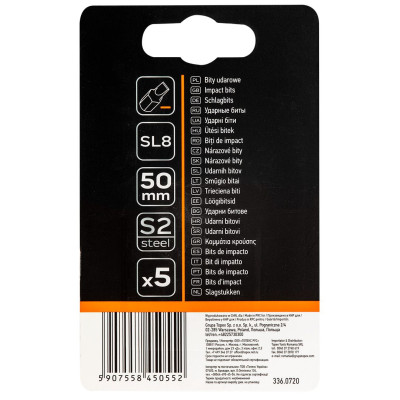 Біти Neo Tools, набір 5шт, 1/4