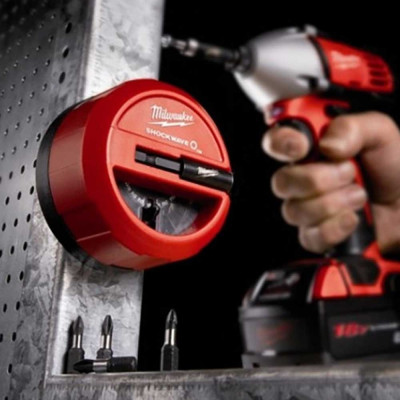 Біти Milwaukee Shockwave, сталь, кейс, набір 15шт