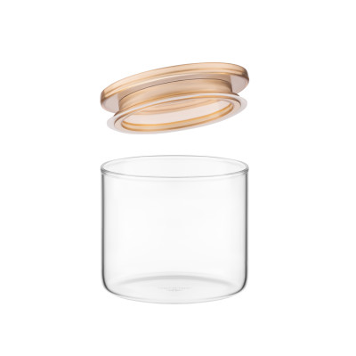 Банка для зберігання ARDESTO Fresh 500мл, скло, пластик, прозорий Банка для зберігання ARDESTO Fresh 500мл, скло, пластик, прозорий