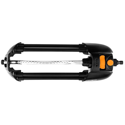 Зрошувач дощовий Neo Tools, дощувач маятниковий, 18 сопел в металевому елементі, регулювання діапазону та сили поливу, площа розпилення 14х19м Зрошувач дощовий Neo Tools, дощувач маятниковий, 18 сопел в металевому елементі, регулювання діапазону та сили поливу, площа розпилення 14х19м