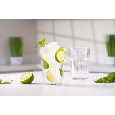 ARDESTO Набір стаканів високих Salerno 360 мл, 3 шт., скло ARDESTO Набір стаканів високих Salerno 360 мл, 3 шт., скло