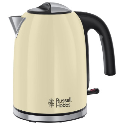 Електрочайник Russell Hobbs Colours Plus Classic 1.7л, метал, бежево-чорний Електрочайник Russell Hobbs Colours Plus Classic 1.7л, метал, бежево-чорний