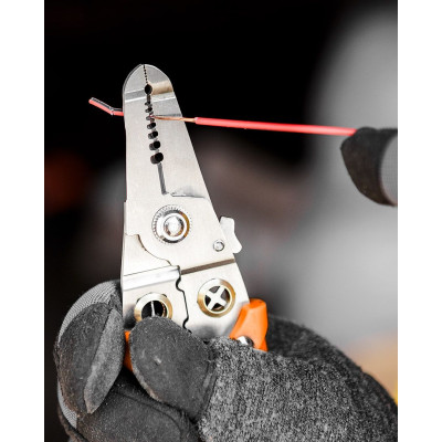 Neo Tools Кліщі обтискні, для обтиску наконечників 0.8-3.2мм кв., 180мм Neo Tools Кліщі обтискні, для обтиску наконечників 0.8-3.2мм кв., 180мм