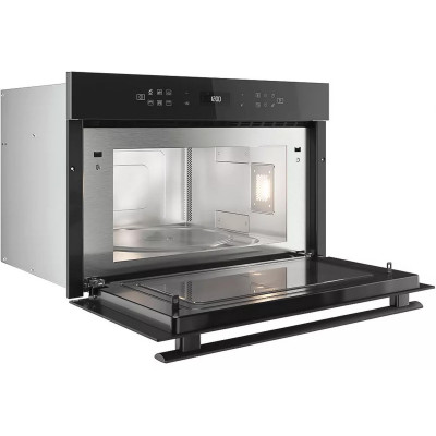 Мікрохвильова піч Whirlpool вбудована, 31л, електронне упр., 1000Вт, гриль, дисплей, чорний