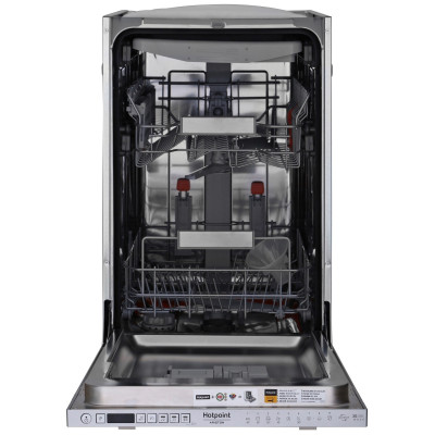 Посудомийна машина Hotpoint вбудована, 10компл., A++, 45см, дисплей, 3й кошик, білий Посудомийна машина Hotpoint вбудована, 10компл., A++, 45см, дисплей, 3й кошик, білий