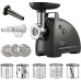 Tefal М'ясорубка HVB Plus, 2000Вт, 2.6кг/хв, 3 решітки, насадка для ковбас, кеббе, томатів, 5 терок, пластик/метал, чорний