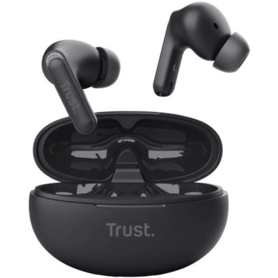 Навушники TWS Trust Yavi Earbuds BT 5.3, ENC, SBC, Mic, Чорний
