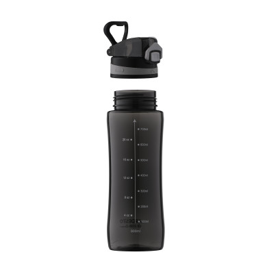 ARDESTO Пляшка для води Purity, 800мл, пластик, чорний