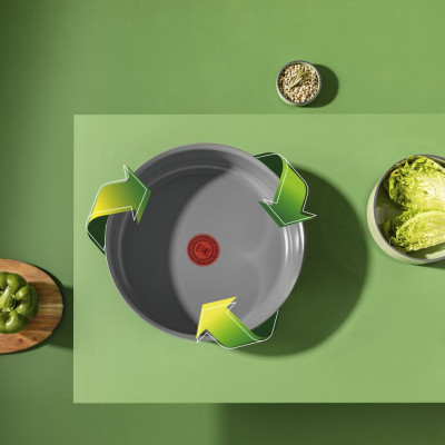 Набор посуды Tefal Ingenio Renew, съемная ручка, 3 предмета, алюминий, бакелит, серый (L2609502) Набор посуды Tefal Ingenio Renew, съемная ручка, 3 предмета, алюминий, бакелит, серый (L2609502)