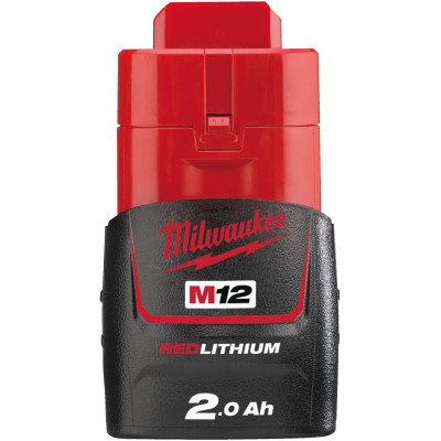 Набір акумулятора та зарядного пристрою Milwaukee NRG-502 12В 1х2А·год Redlithium M12 18В 2х5А·год Redlithium M18 ЗП M12-18FC