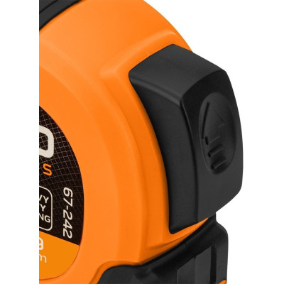 Рулетка Neo Tools Super Black, 5мx19мм, з фіксатором змотування, магніт