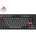 Клавіатура механічна Lemokey  P1 Pro 84Key, Keychron Super Red, WL/BT/USB-A, QMK/VIA, Hot-Swap, EN/UKR, RGB,  Knob, Carbon Black