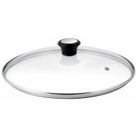 Tefal Кришка скляна, 20 см, скло, бакеліт Tefal Кришка скляна, 20 см, скло, бакеліт