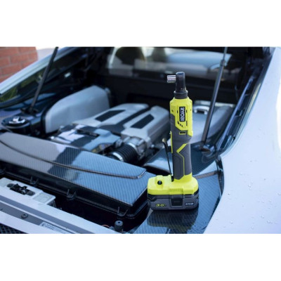 Тріскачка акумуляторна Ryobi ONE+ R18RW2-0 18В 1/4" 60Нм 280об·хв 4 положення головки 1кг (без АКБ та ЗП)