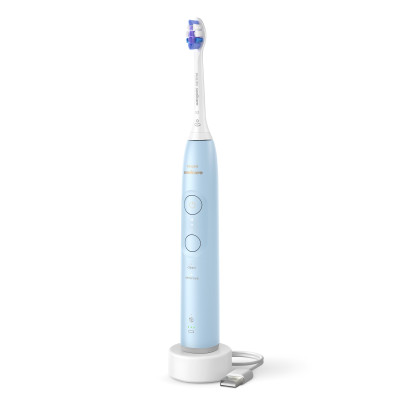 Щітка зубна електр. Philips, Sonicare 6100 Series, 62т. колив/хв, насадок-1, блакитний