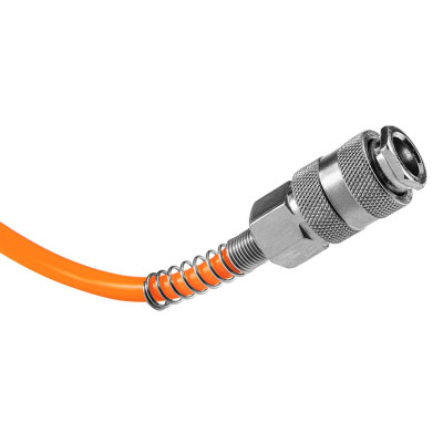 Neo Tools Шланг пневматичний спіральний, 5x8мм, 8бар, поліетилен, 10м Neo Tools Шланг пневматичний спіральний, 5x8мм, 8бар, поліетилен, 10м