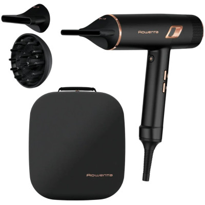 Фен Rowenta Ultimate Experience Maestria, 2000Вт, 3 режими, дифузор, кейс для зберігання, іоніз-я, хол. обдув, чорний Фен Rowenta Ultimate Experience Maestria, 2000Вт, 3 режими, дифузор, кейс для зберігання, іоніз-я, хол. обдув, чорний