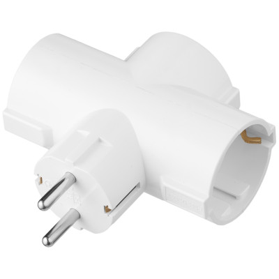 Розгалуджувач мережевий 2E 3xТип F, 16A, білий