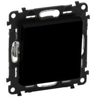 Вимикач 1-клавішний Legrand Valena Life, 10AX, 250V, автоматичні клеми, матовий чорний Вимикач 1-клавішний Legrand Valena Life, 10AX, 250V, автоматичні клеми, матовий чорний