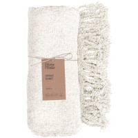 Плед ARDESTO Chenille 140х190см, 100% поліестер, айворі