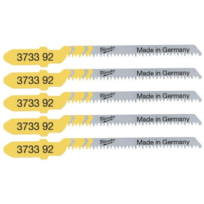 Полотно пиляльне для електролобзика Milwaukee T101AO по дереву, крок зуба 1.35ммх50мм, 5шт