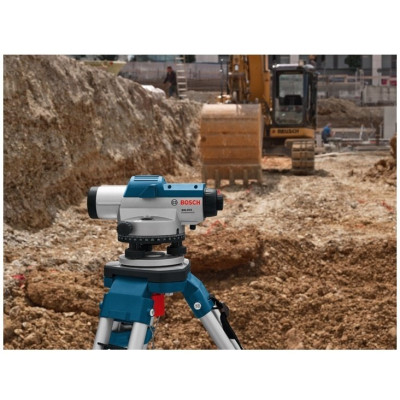Нівелір оптичний Bosch Professional GOL 20D, до 60м, ±3.0мм/30м, зум х20, 1.5кг