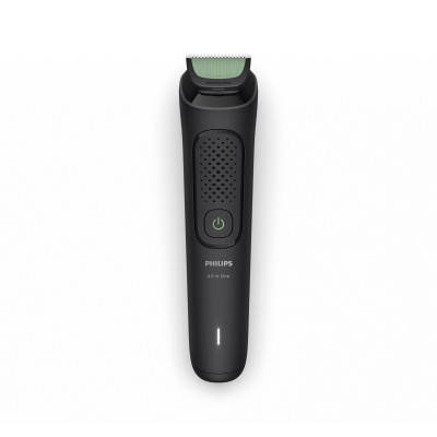 Тример Philips All-in-One Trimmer 3000 Series, для обличчя, голови, носа, акум., насадок-7, сталь, чорний Тример Philips All-in-One Trimmer 3000 Series, для обличчя, голови, носа, акум., насадок-7, сталь, чорний
