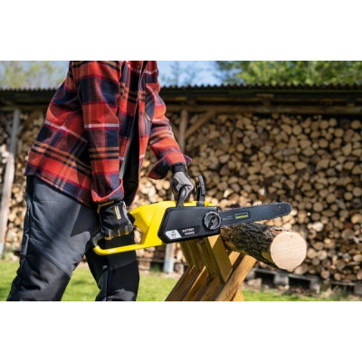 Пила ланцюгова акумуляторна Karcher CNS 36-35 Battery 36В акб 2х5А·год шина 35см швидкозарядне ЗП 5.5кг (9.612-129.0)